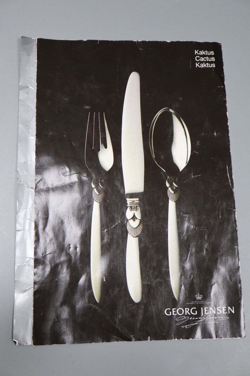 A part canteen of Danish George Jensen sterling Cactus pattern flatware, comprising forty five items